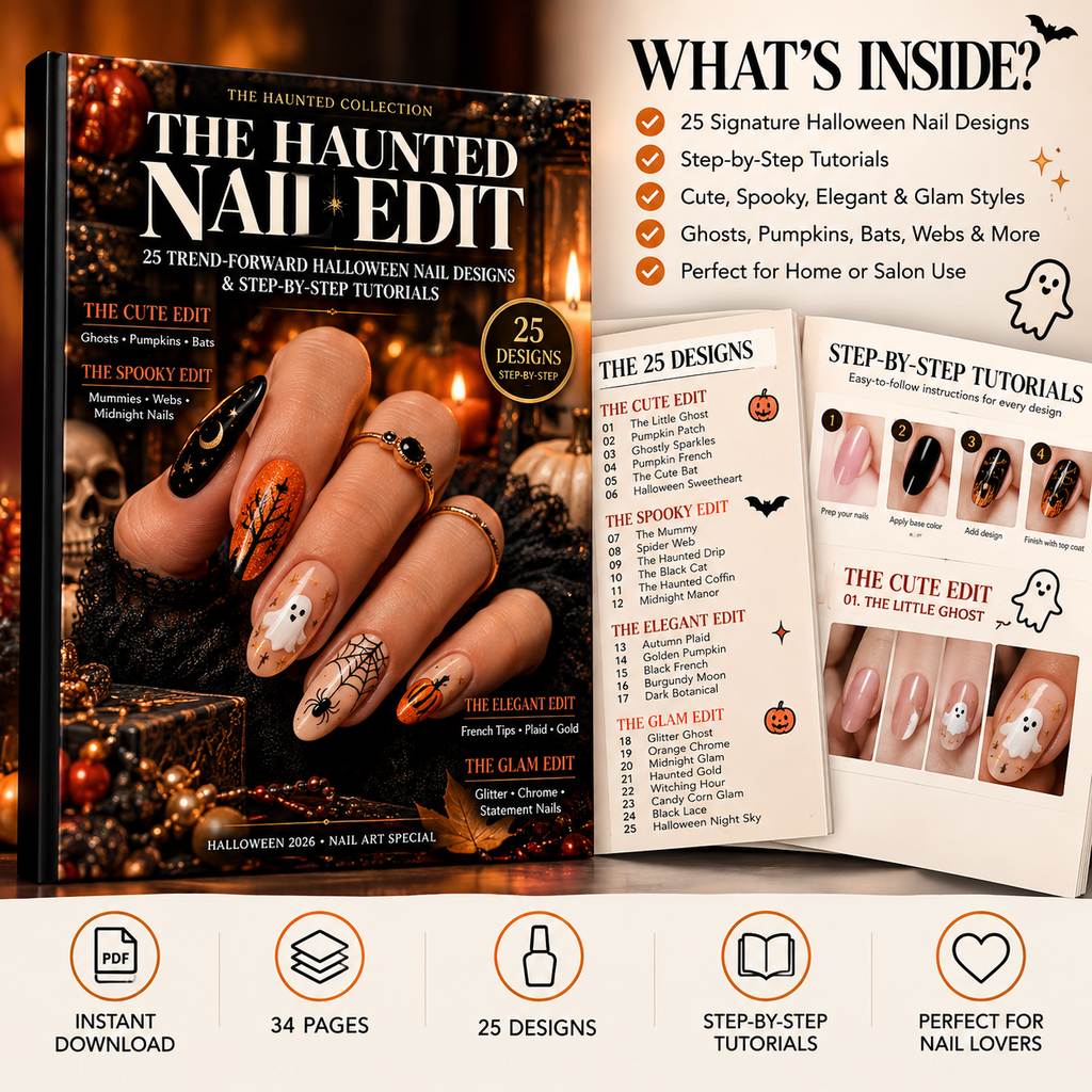 The Haunted Nail Edit — 25 Halloween Nail Designs & Step-by-Step Tutorials